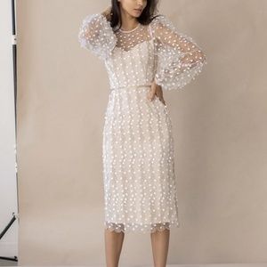 Floral Mesh Women Dress